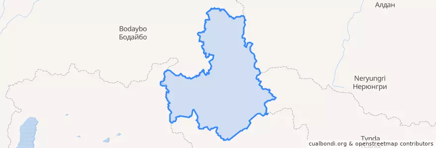 Mapa de ubicacion de Каларский район.