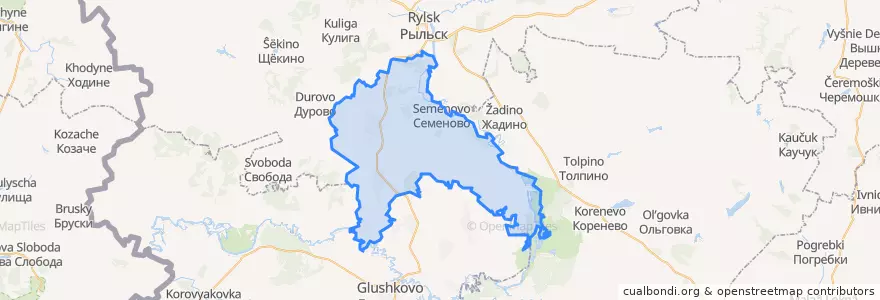 Mapa de ubicacion de Некрасовский сельсовет.