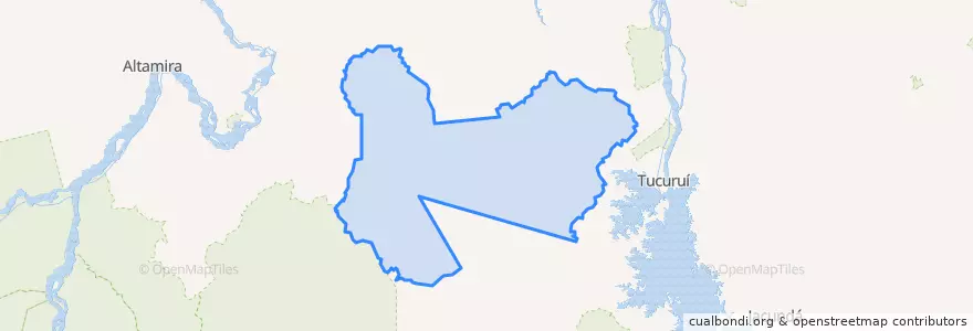 Mapa de ubicacion de Pacajá.