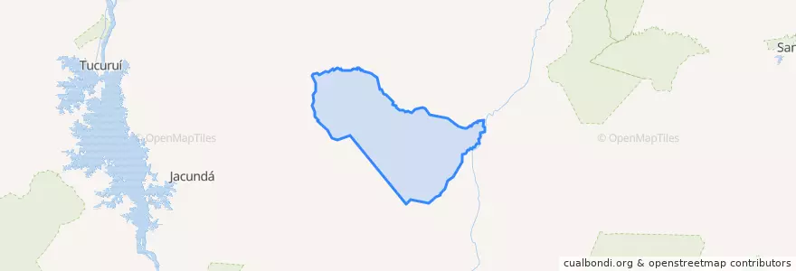 Mapa de ubicacion de Dom Eliseu.