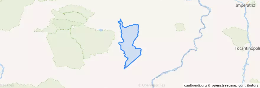 Mapa de ubicacion de Curionópolis.
