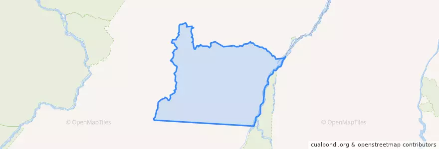 Mapa de ubicacion de Santana do Araguaia.