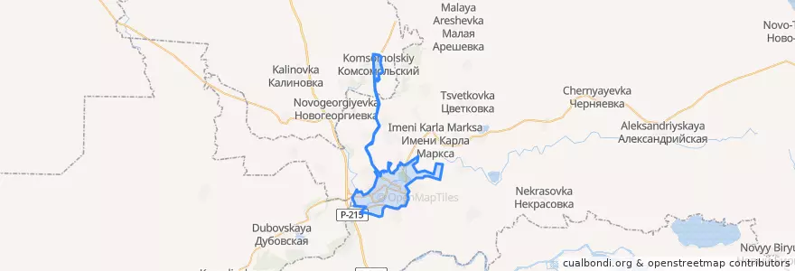Mapa de ubicacion de городской округ Кизляр.