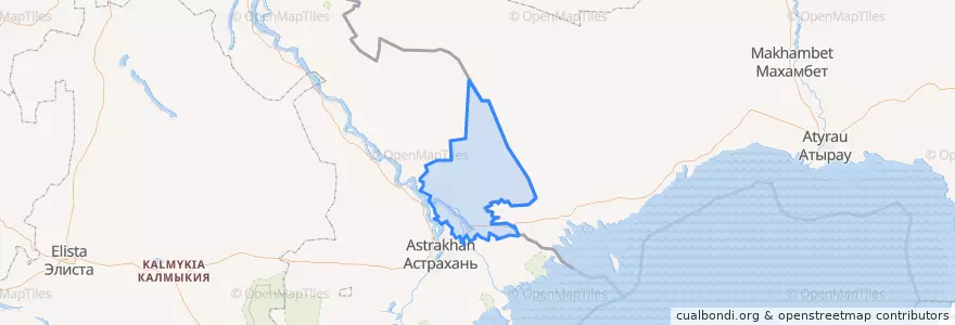Mapa de ubicacion de Красноярский район.