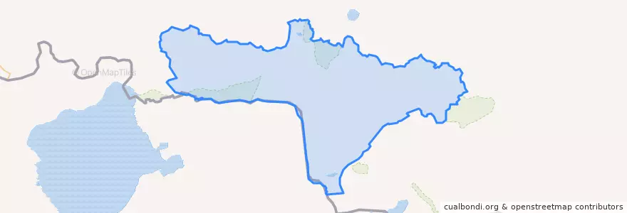 Mapa de ubicacion de Тес-Хемский кожуун.