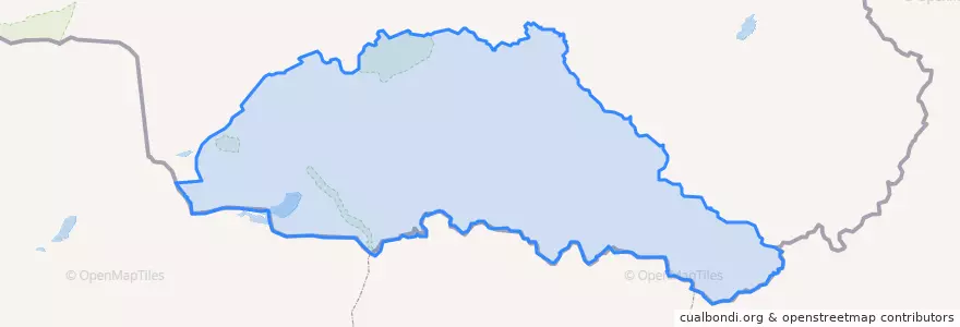 Mapa de ubicacion de Эрзинский кожуун.