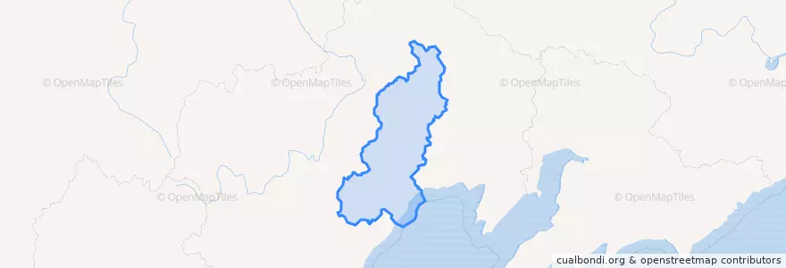 Mapa de ubicacion de Омсукчанский городской округ.