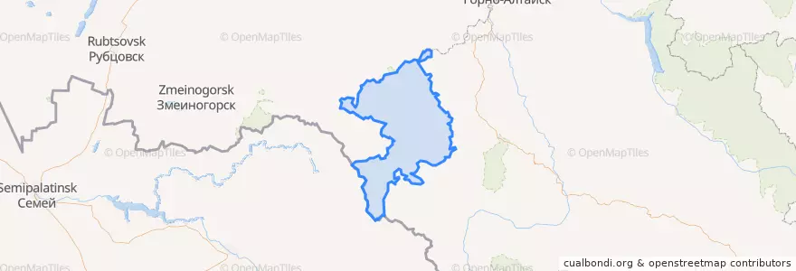 Mapa de ubicacion de Усть-Канский район.