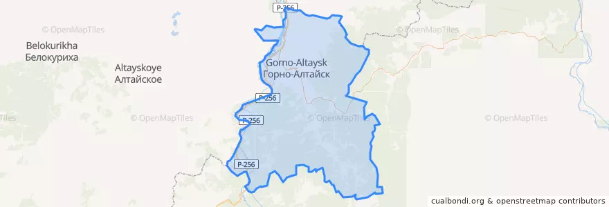 Mapa de ubicacion de Майминский район.
