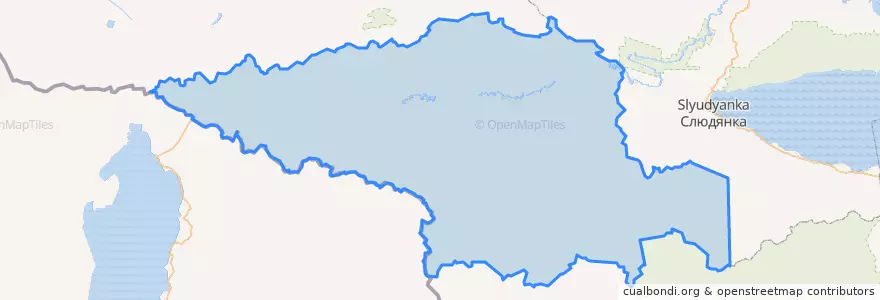 Mapa de ubicacion de Тункинский район.