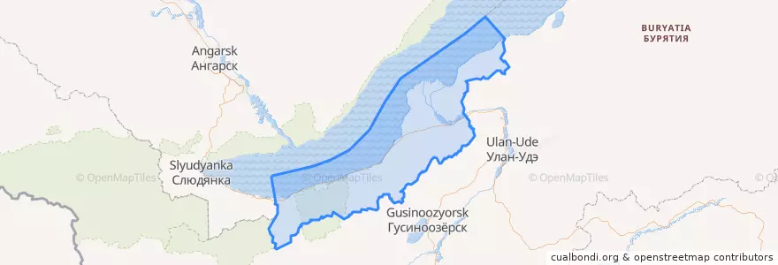 Mapa de ubicacion de カバンスク地区.
