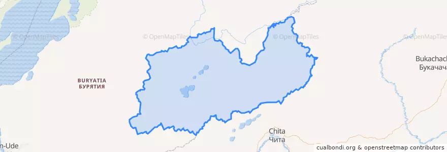 Mapa de ubicacion de Еравнинский район.