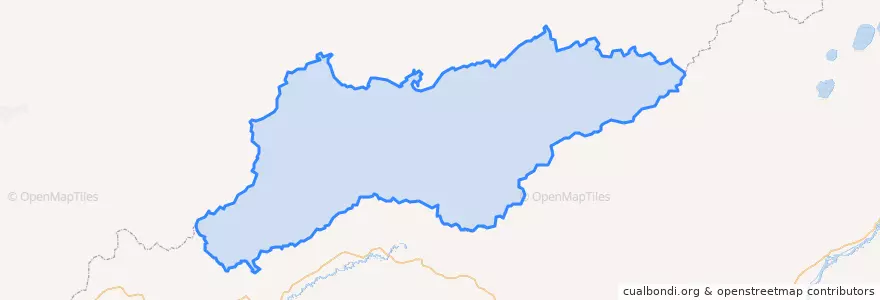 Mapa de ubicacion de Кижингинский район.
