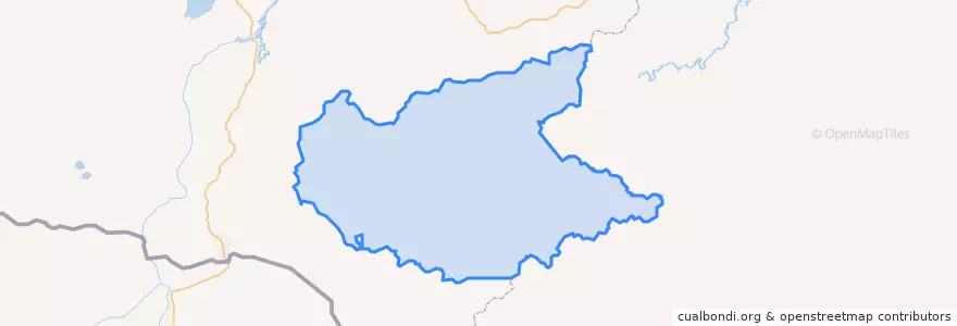 Mapa de ubicacion de Бичурский район.