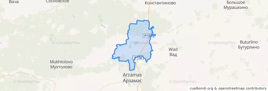 Mapa de ubicacion de Ломовский сельсовет.