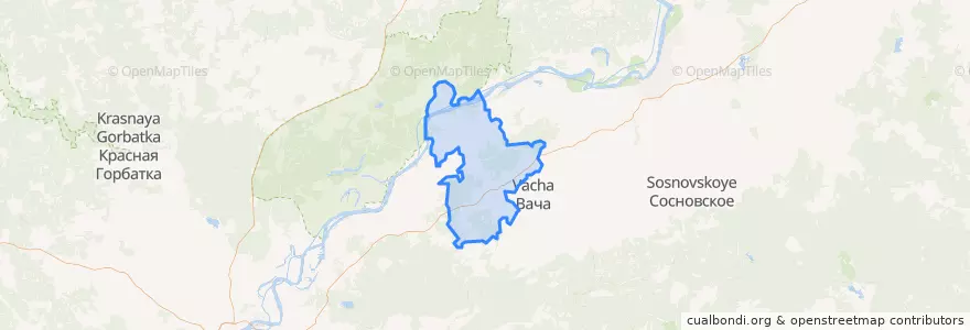 Mapa de ubicacion de Новосельский сельсовет.