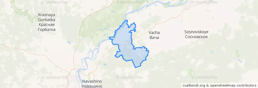 Mapa de ubicacion de Филинский сельсовет.