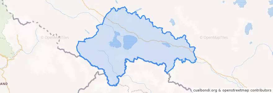 Mapa de ubicacion de Burang County.
