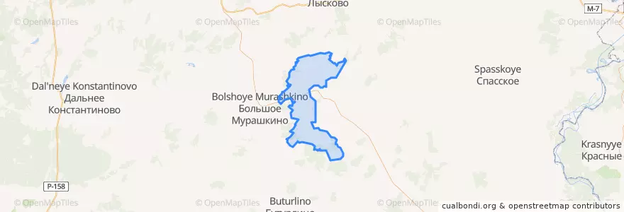 Mapa de ubicacion de Соловьевский сельсовет.