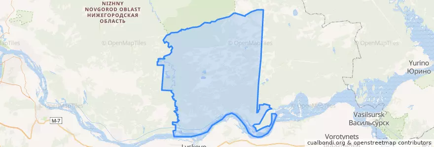 Mapa de ubicacion de Валковский сельсовет.