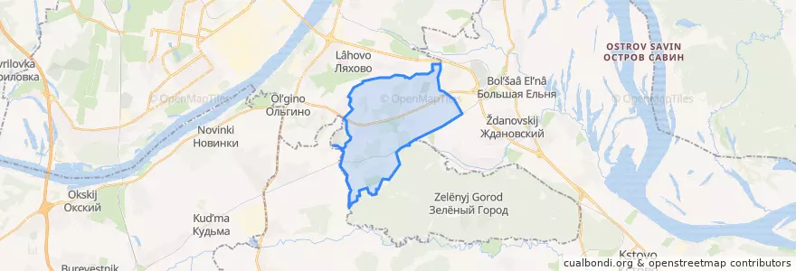 Mapa de ubicacion de Ройкинский сельсовет.
