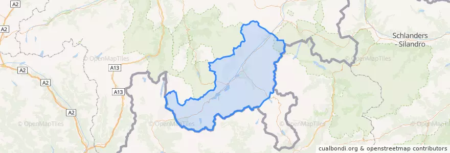 Mapa de ubicacion de Малоя.