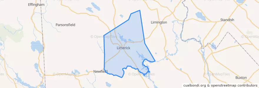 Mapa de ubicacion de Limerick.