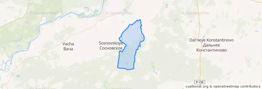 Mapa de ubicacion de Яковский сельсовет.