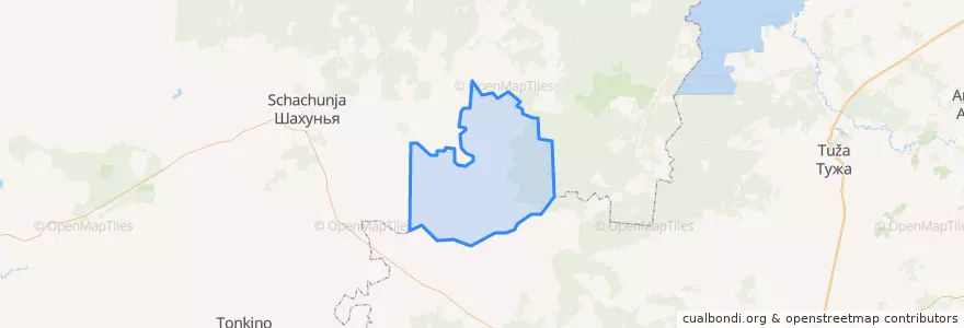 Mapa de ubicacion de Ложкинский сельсовет.