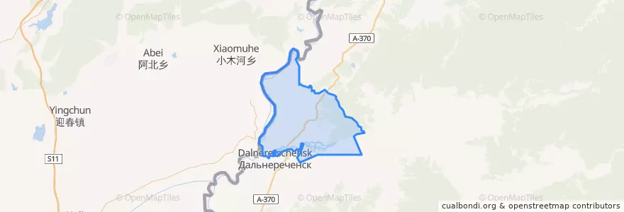 Mapa de ubicacion de Сальское сельское поселение.