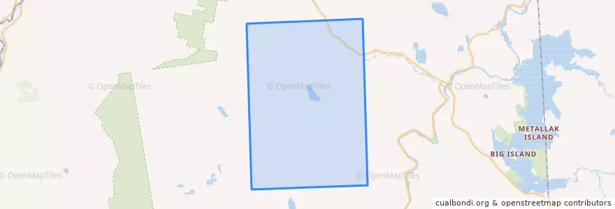 Mapa de ubicacion de Millsfield.