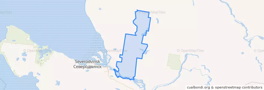 Mapa de ubicacion de Боброво-Лявленское сельское поселение.