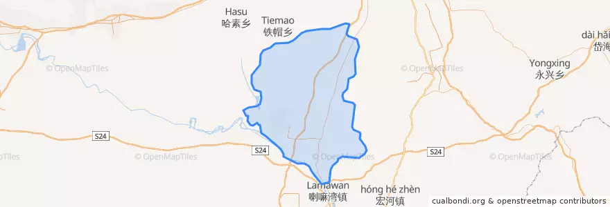 Mapa de ubicacion de 托克托县.