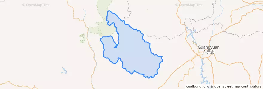 Mapa de ubicacion de 平武县.