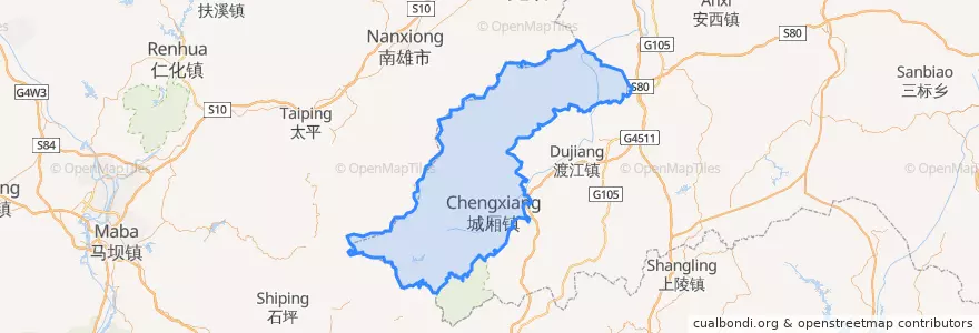 Mapa de ubicacion de 全南县 (Quannan).