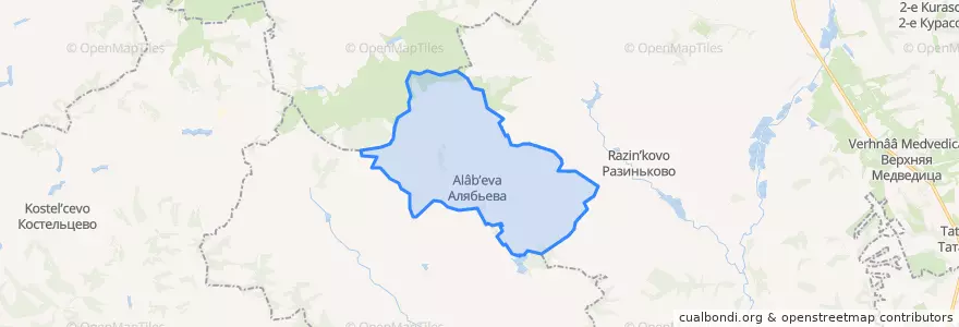 Mapa de ubicacion de Филипповский сельсовет.