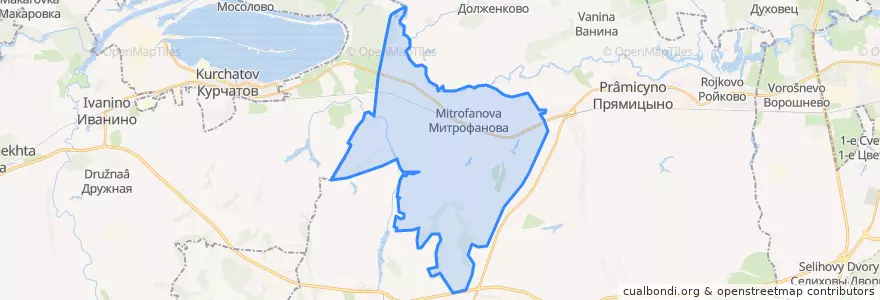 Mapa de ubicacion de Катыринский сельсовет.