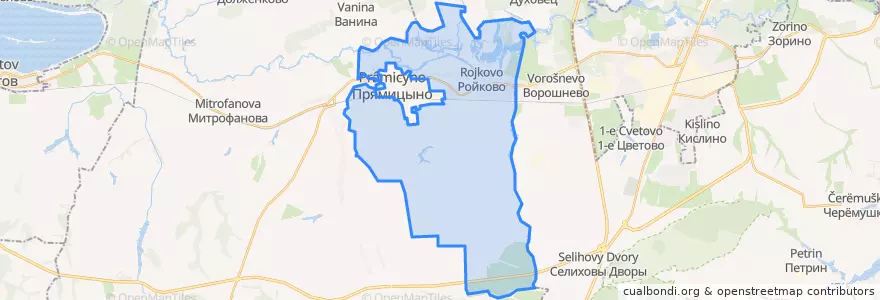Mapa de ubicacion de Черницынский сельсовет.