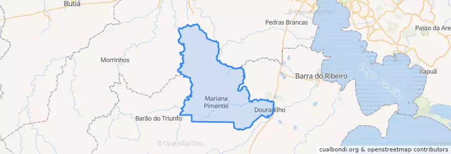 Mapa de ubicacion de Mariana Pimentel.