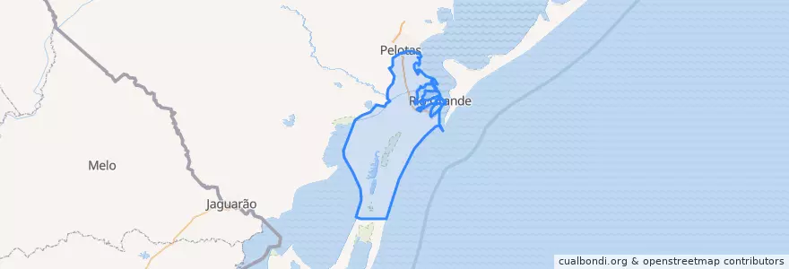 Mapa de ubicacion de Rio Grande.