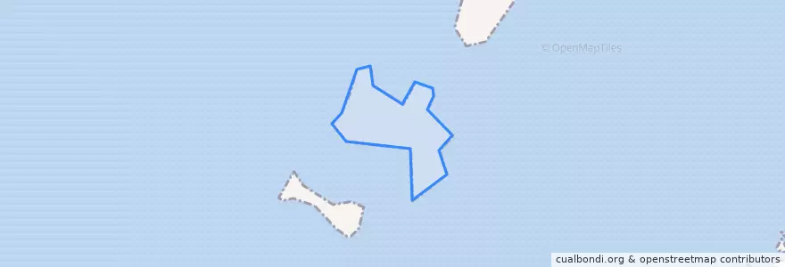 Mapa de ubicacion de Defoe Island.