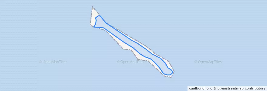 Mapa de ubicacion de Pitchers Reef.