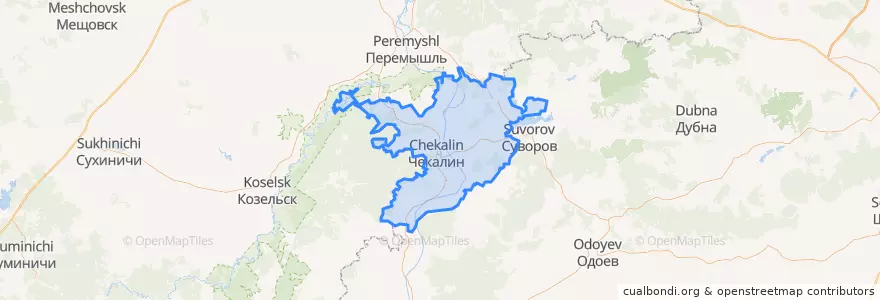 Mapa de ubicacion de Северо-Западное сельское поселение.