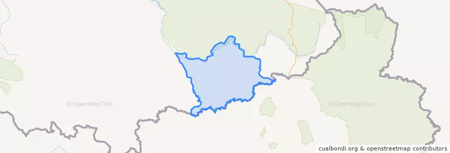 Mapa de ubicacion de Parroquia Ikabaru.
