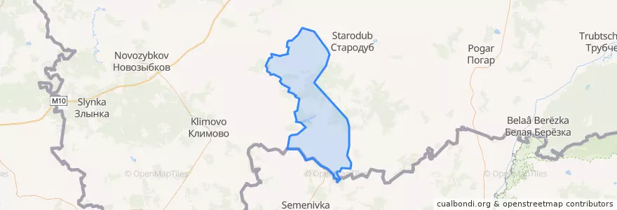Mapa de ubicacion de Воронокское сельское поселение.