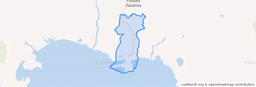 Mapa de ubicacion de Magadan Urban District.