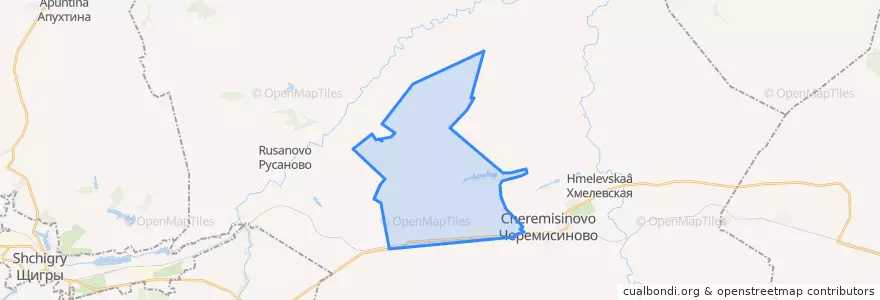 Mapa de ubicacion de Петровский сельсовет.