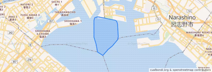 Mapa de ubicacion de 所属未定地.