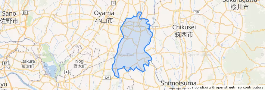 Mapa de ubicacion de Yuki.