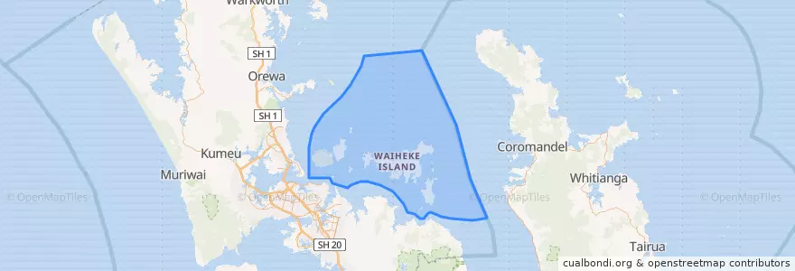 Mapa de ubicacion de واهيكي.